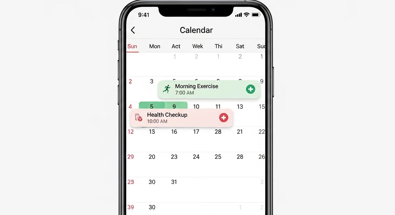 병원 예약 및 건강 루틴 관리에 활용하기