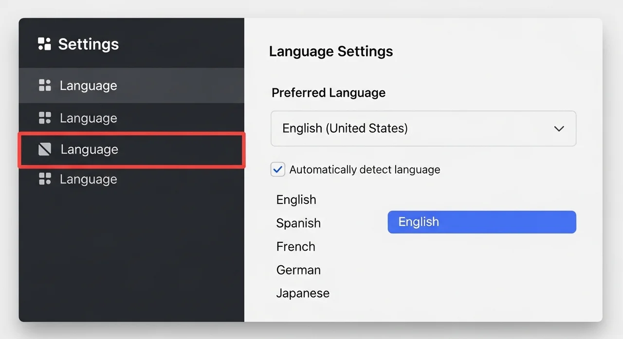초기 설정 3단계: 가입부터 한국어 변환까지