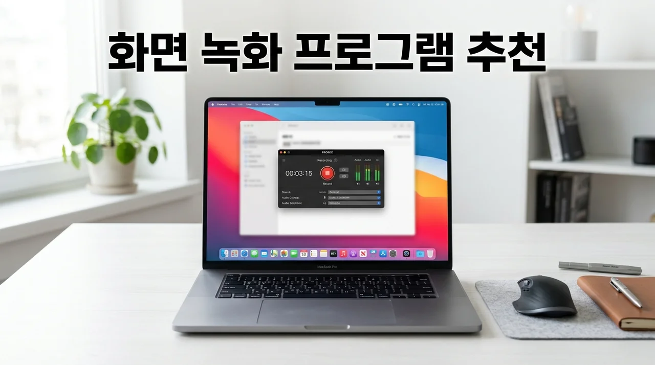 화면 녹화 프로그램 추천 목적별로 쉽게 고르는 방법 (2026 최신)