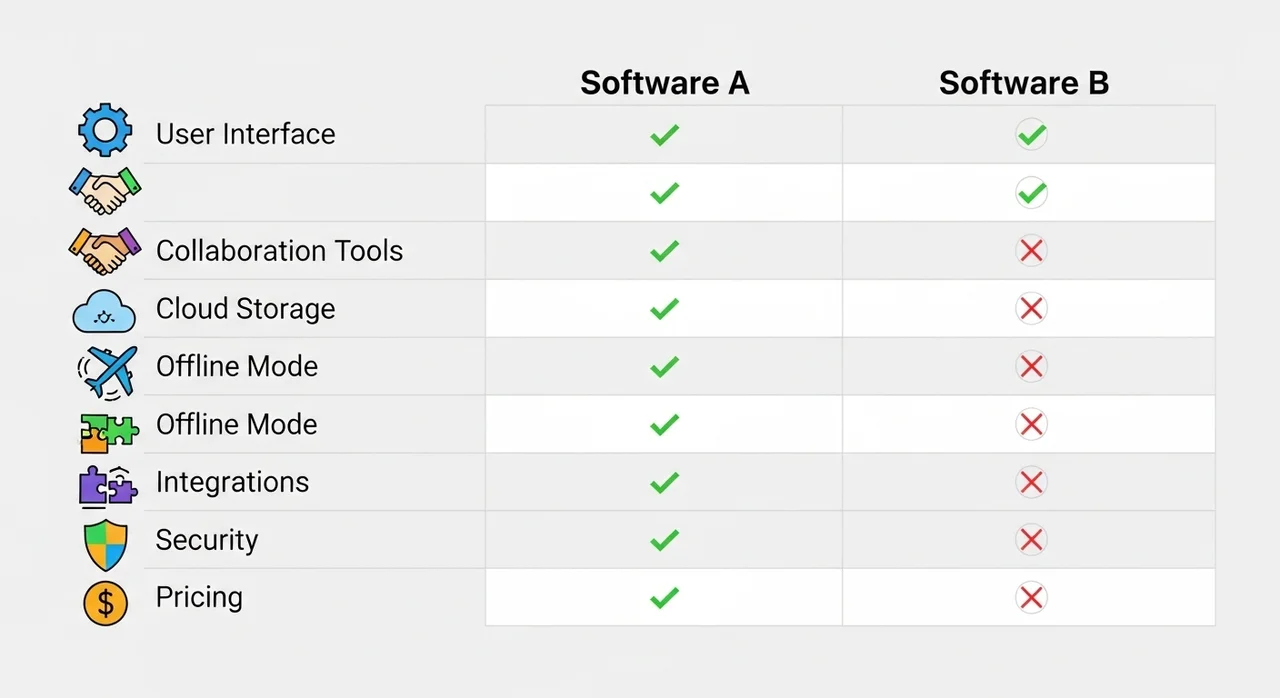확장프로그램별 주요 기능 및 특징 비교표