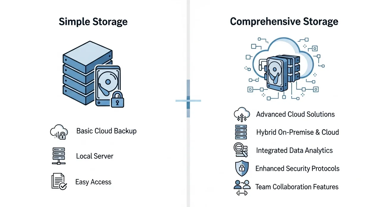 일반 백업 vs 톡서랍 플러스 차이점 비교