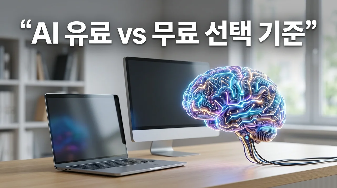 AI 도구 유료와 무료 차이 무엇이 다를까? 2026년 선택 기준 완벽 정리
