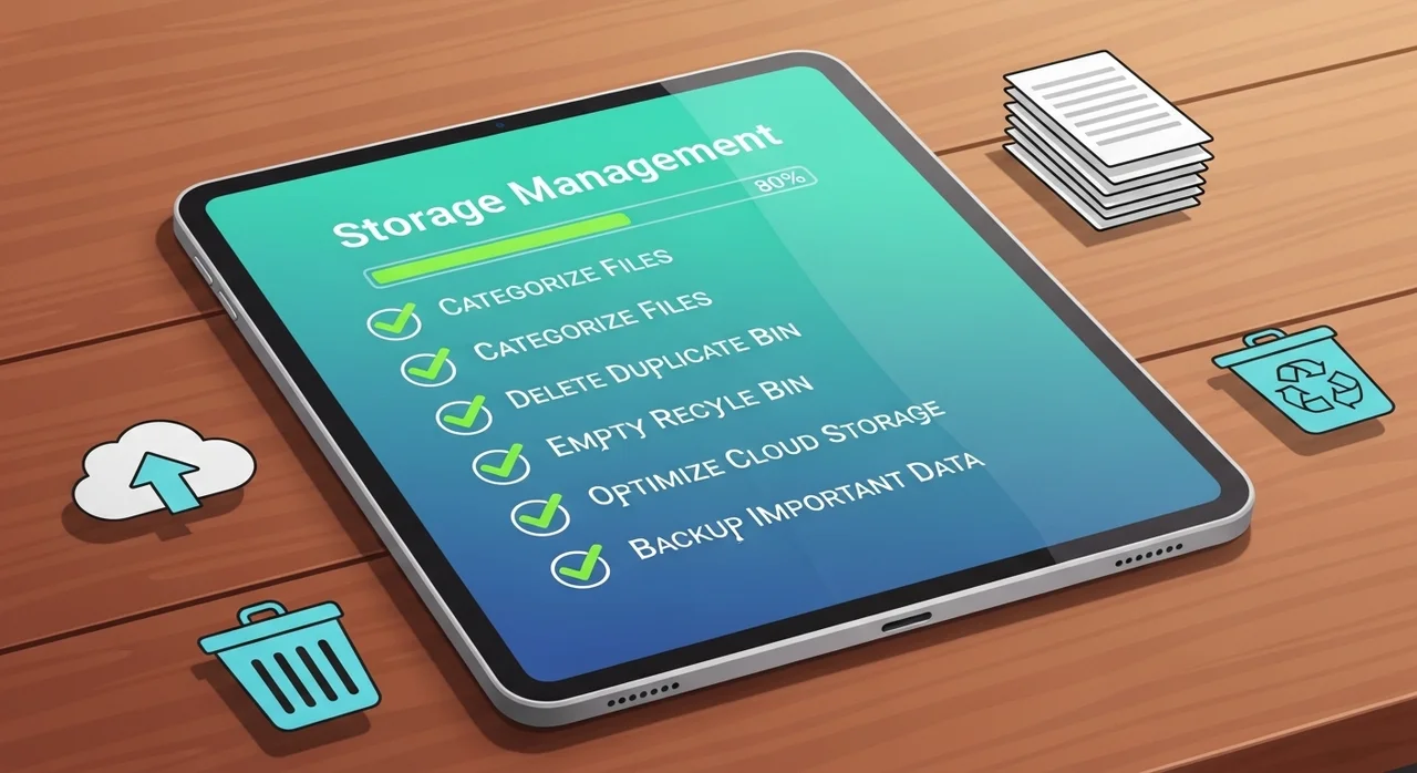 정기적인 저장 공간 관리를 위한 체크리스트