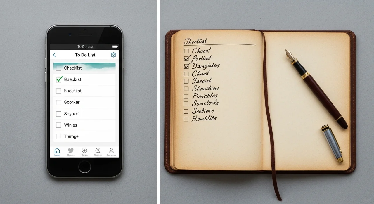 종이 vs 디지털 앱: 나에게 맞는 도구 선택 가이드