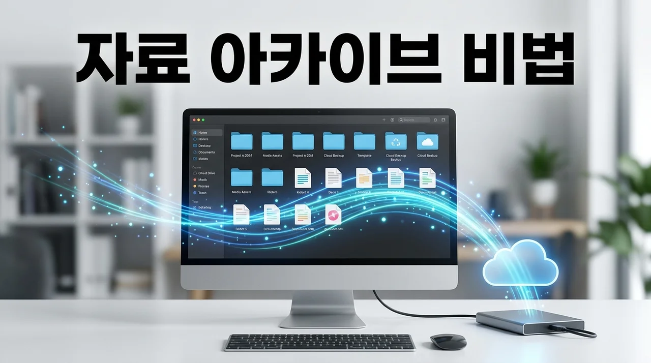 자료 아카이브 방법: 오래 쌓아도 찾기 쉬운 효율적인 정리 구조 가이드