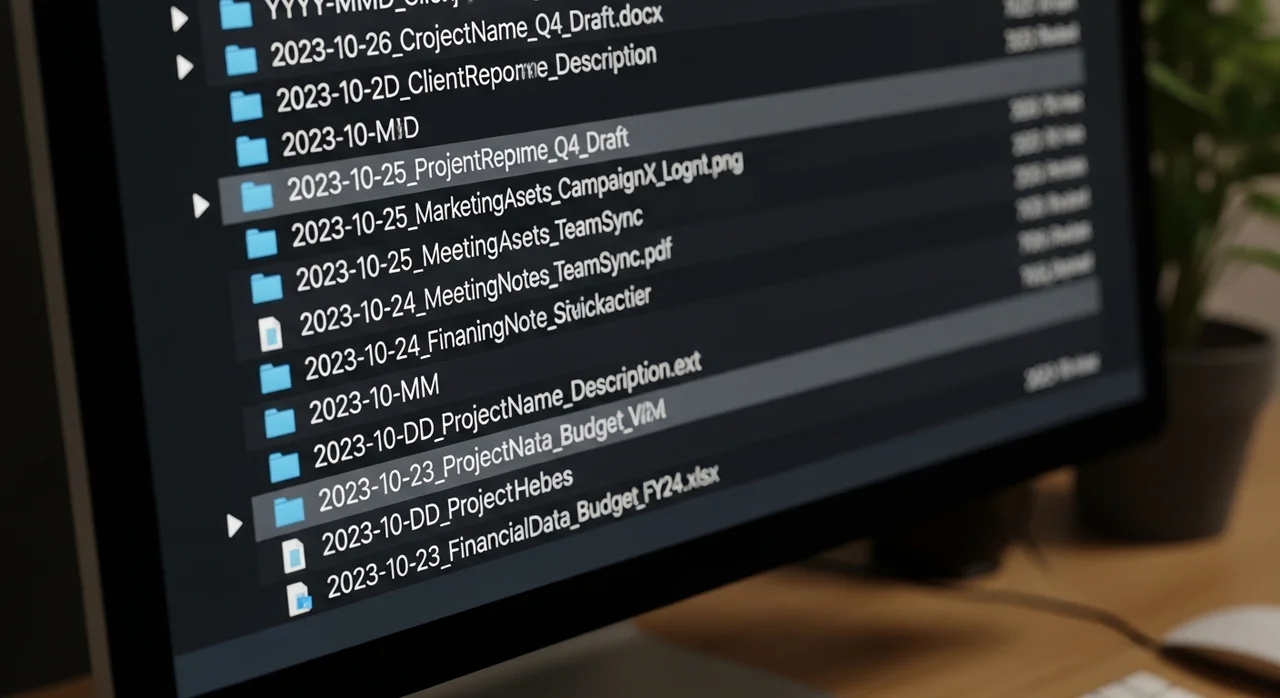 규칙 없는 파일명은 쓰레기다: 일관된 네이밍 규칙