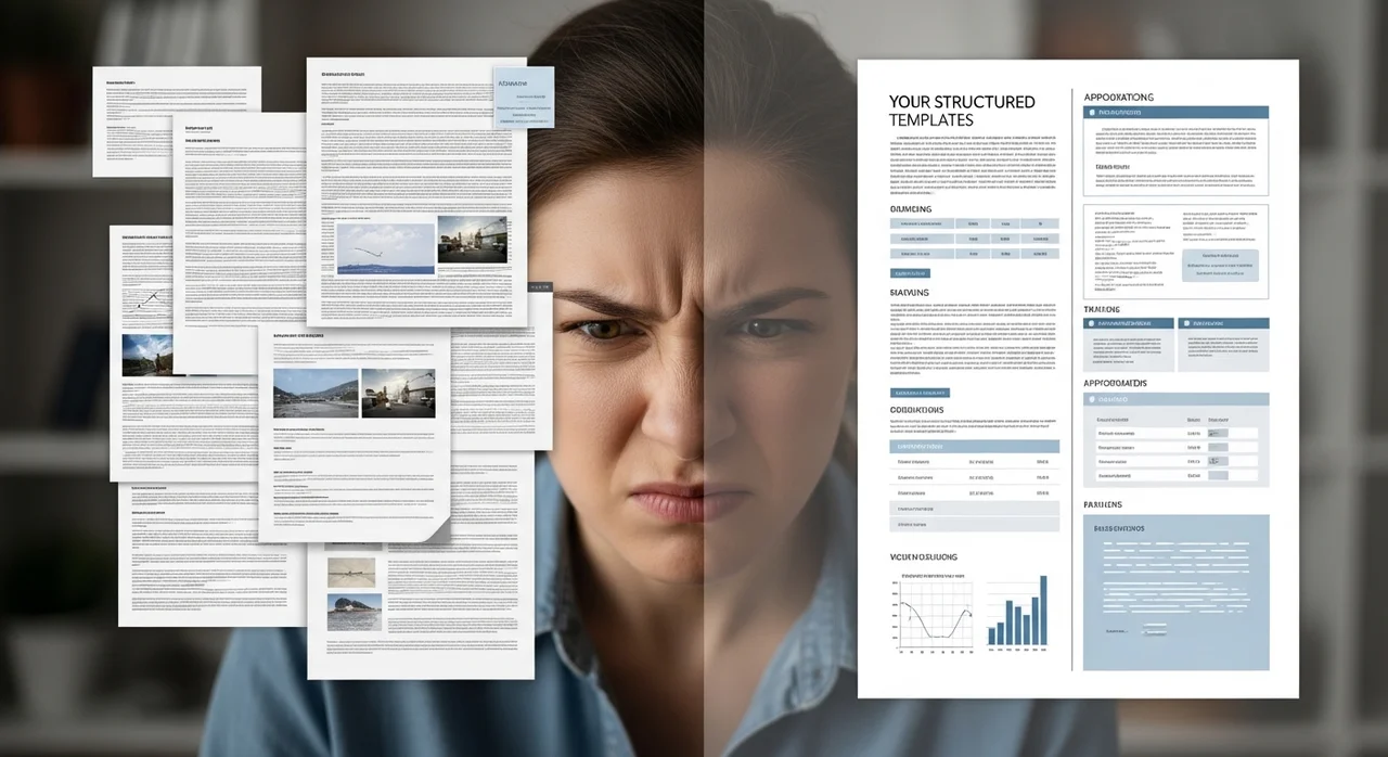 템플릿 제작 시 반드시 피해야 할 실수 3가지