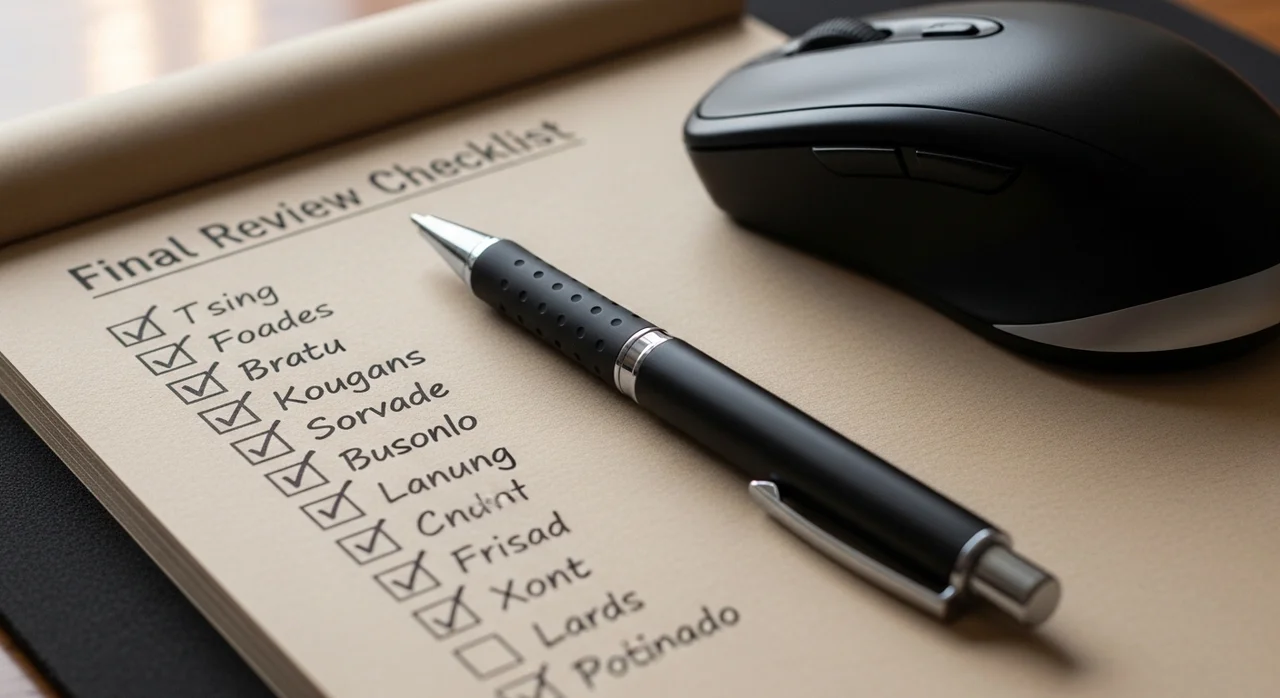 문서 작성 시 놓치기 쉬운 필수 체크리스트