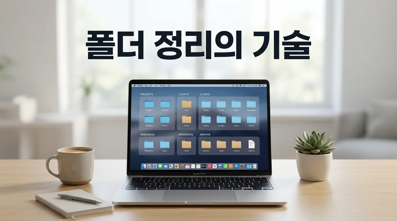 업무용 폴더 구조 만드는 법: 나중에 꼬이지 않게 정리하는 5가지 원칙