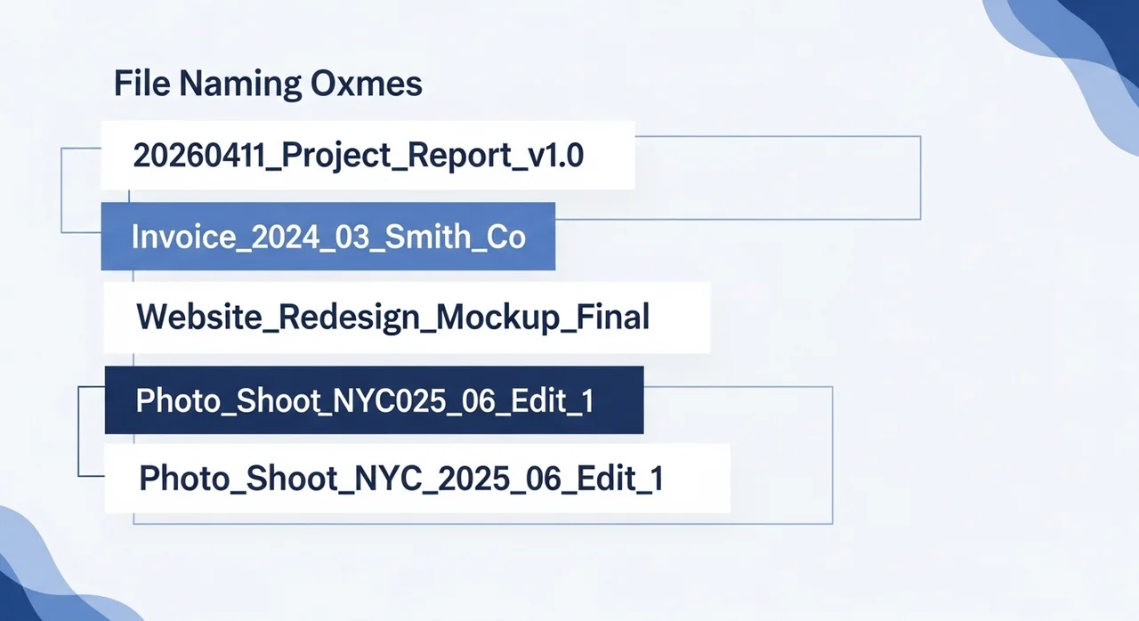 절대 꼬이지 않는 폴더 네이밍 규칙 3원칙
