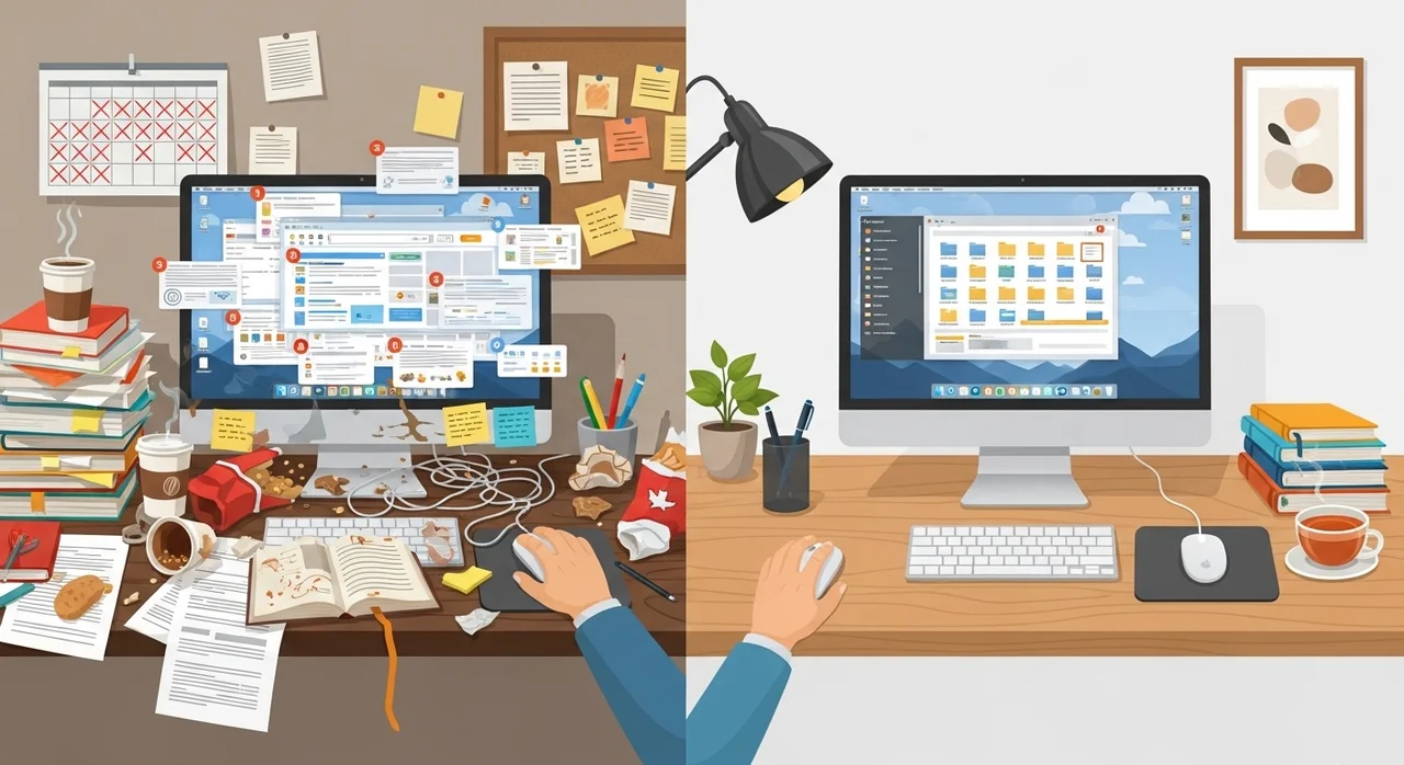 현재 진행 중인 프로젝트와 완료된 프로젝트의 분리