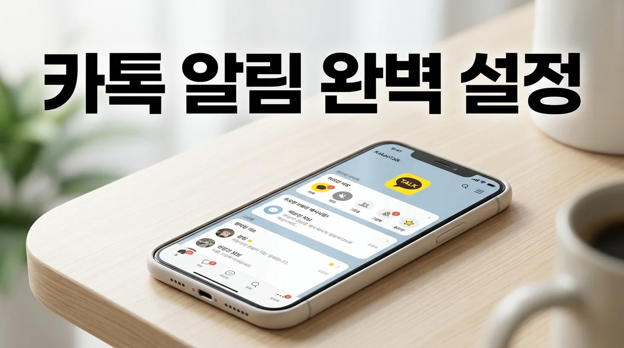카카오톡 알림 관리 방법: 중요한 메시지만 놓치지 않는 설정 팁