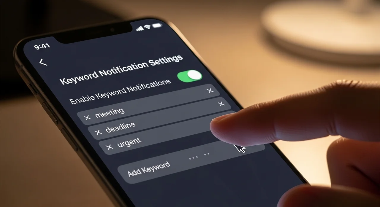 절대 놓치면 안 되는 '키워드 알림' 설정 가이드
