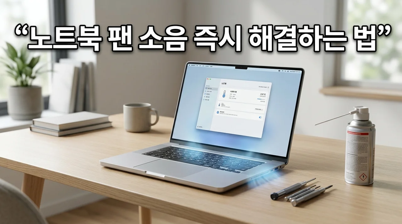 노트북 팬 소음 심할 때 확인해야 할 원인 5가지와 소음 줄이는 해결 방법 정리