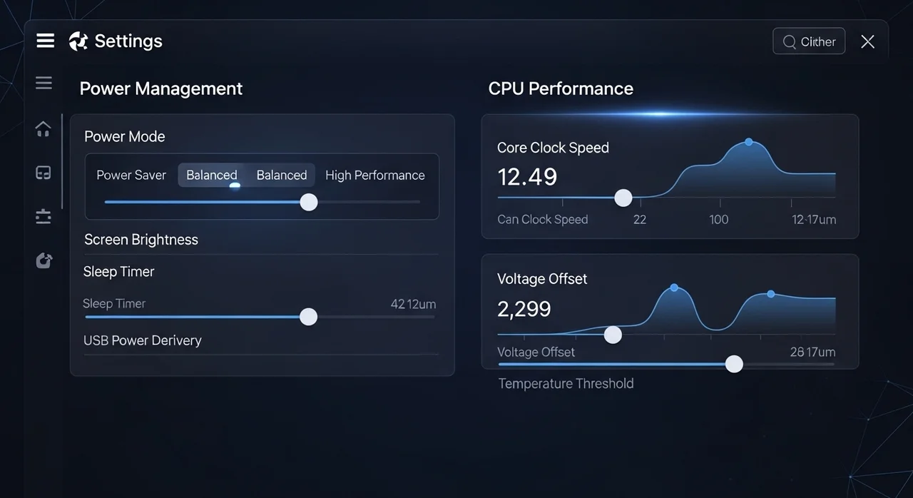 4단계: 시스템 전원 설정으로 팬 속도 제어하기