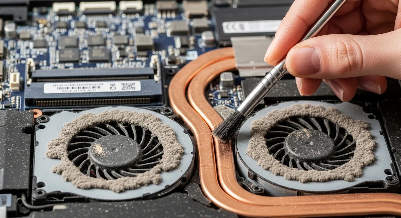 하드웨어 점검: 먼지 제거와 서멀구리스