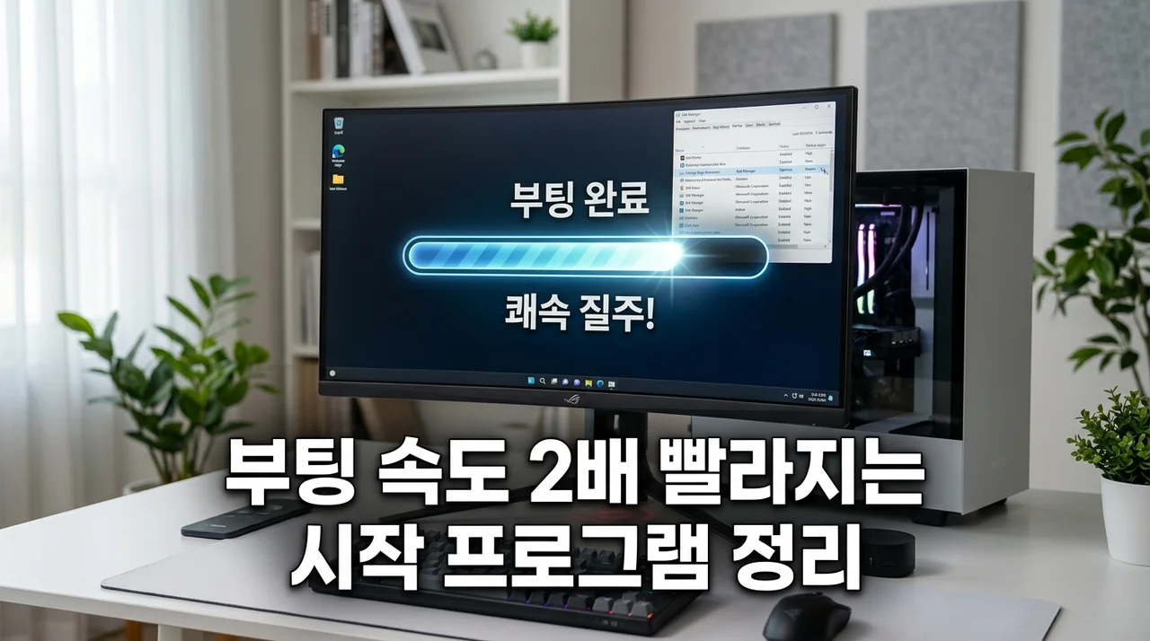 PC 시작 프로그램 정리 방법: 윈도우 부팅 속도 빨라지는 설정 팁