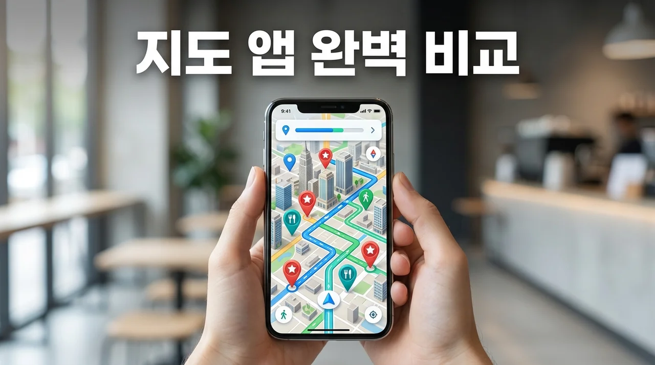 지도 앱 추천 네이버지도 카카오맵 구글맵 차이 완벽 비교 가이드