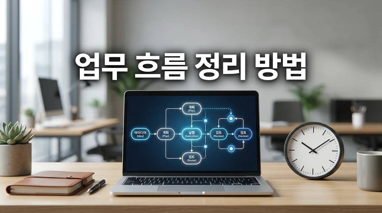 업무 흐름 정리 방법: 시간이 새는 단계를 찾는 5단계 가이드