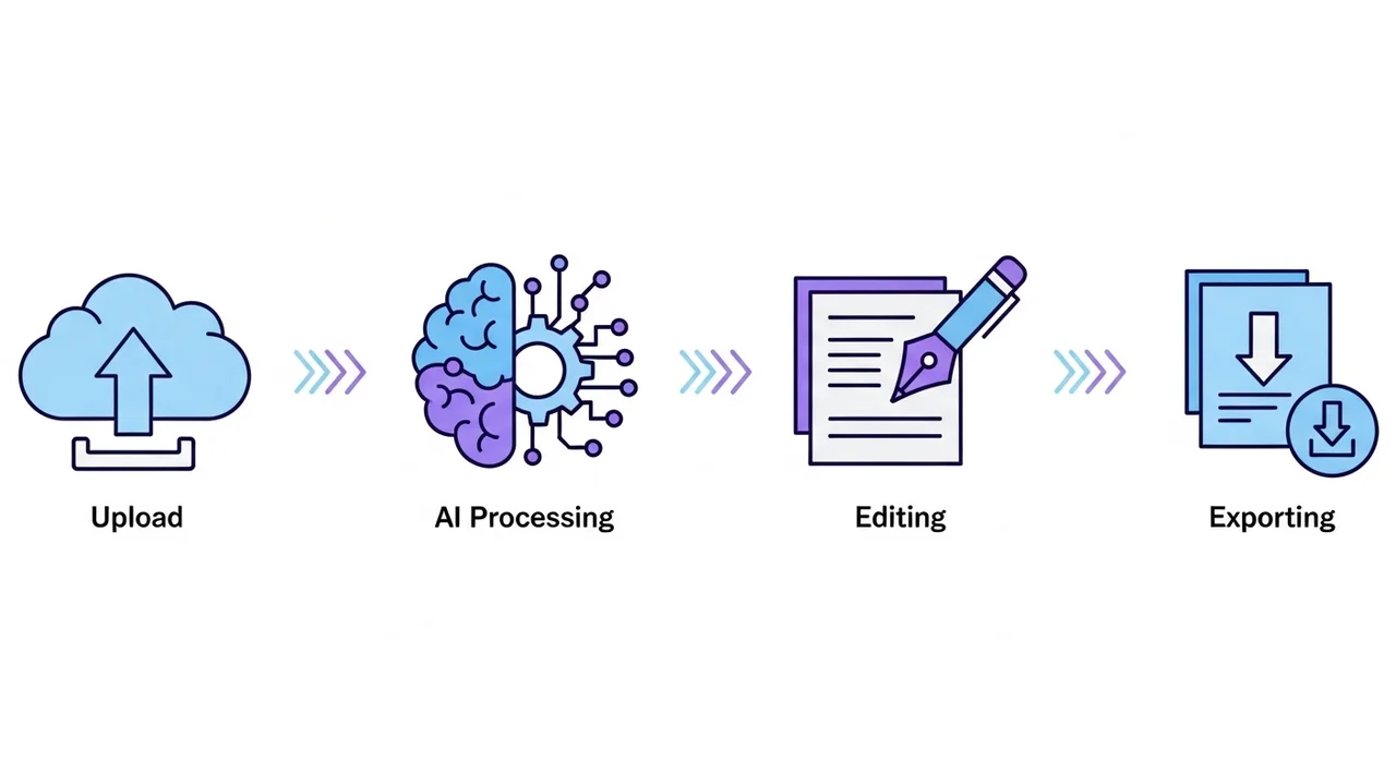 AI 자동 자막을 활용한 초고속 편집 프로세스