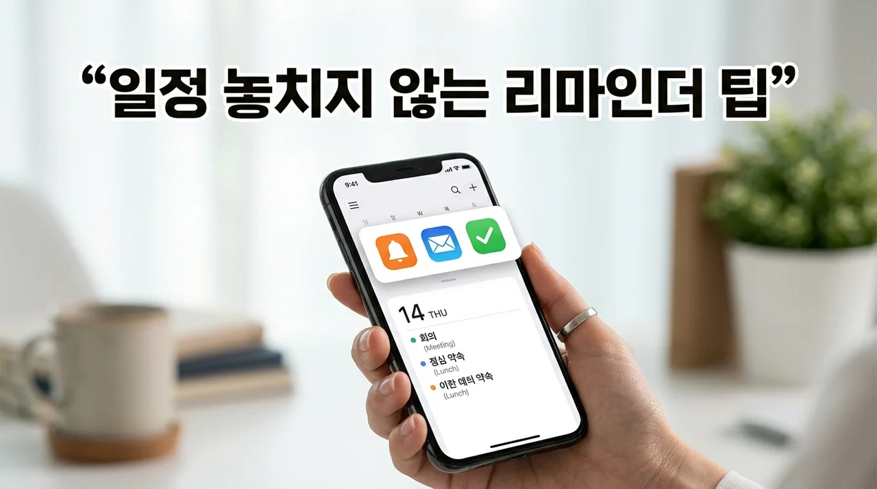 리마인더 앱 추천 및 일정 놓치지 않는 스마트 설정 팁 정리