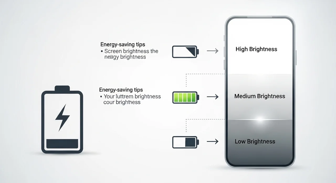 자동 밝기 vs 수동 밝기: 배터리 소모 비교