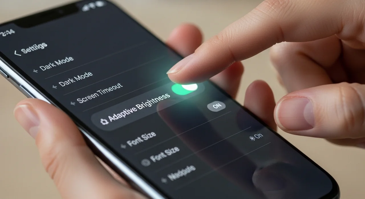 스마트폰 화면 설정 최적화 스텝 가이드