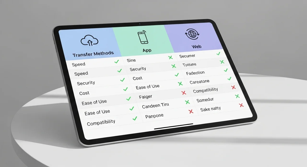 내 상황에 맞는 전송 방법 찾기: 방식별 장단점 비교