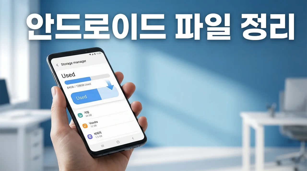안드로이드 파일 정리 방법 및 다운로드 폴더 관리 꿀팁 7가지