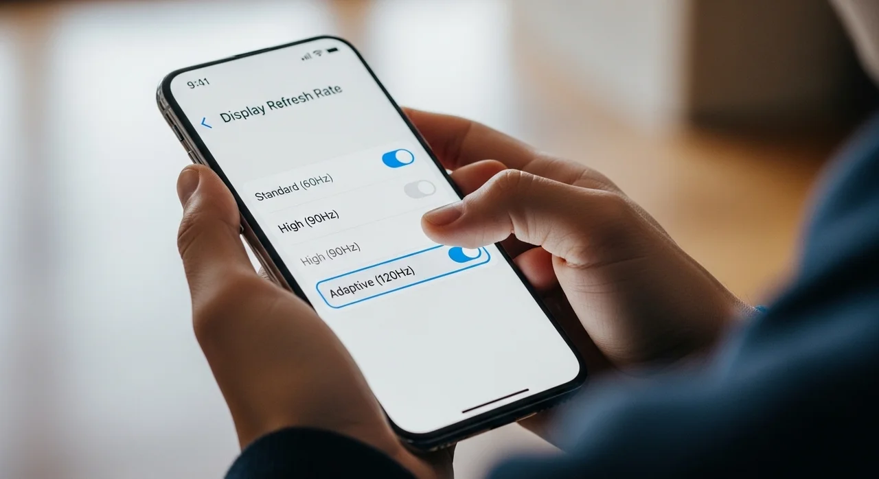 발열을 즉시 낮추는 디스플레이 및 동기화 설정