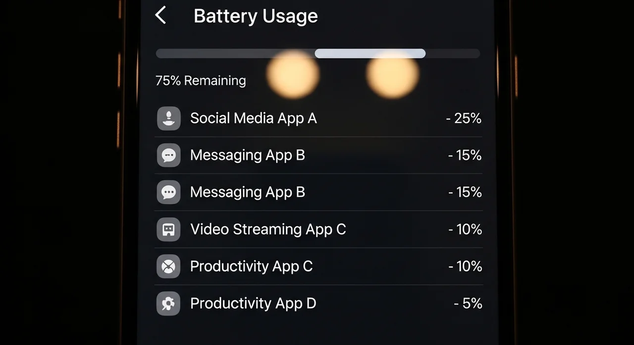 배터리 도둑! 백그라운드 앱 관리 체크리스트