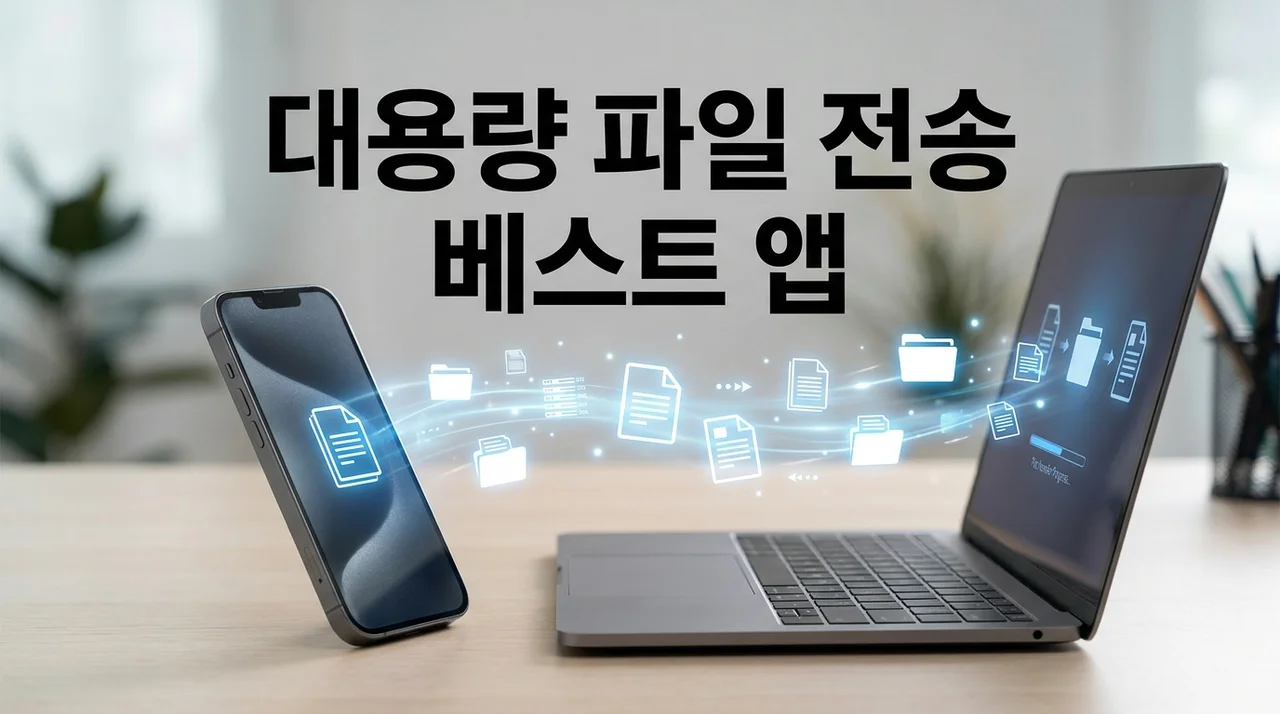 대용량 파일 전송 앱 추천: 쉽고 빠른 대용량 파일 보내는 방법