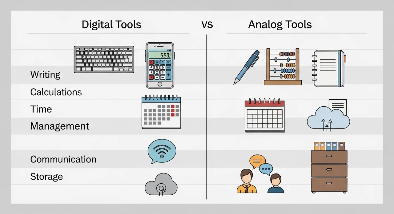 디지털 vs 종이 메모: 영역별 비교 가이드