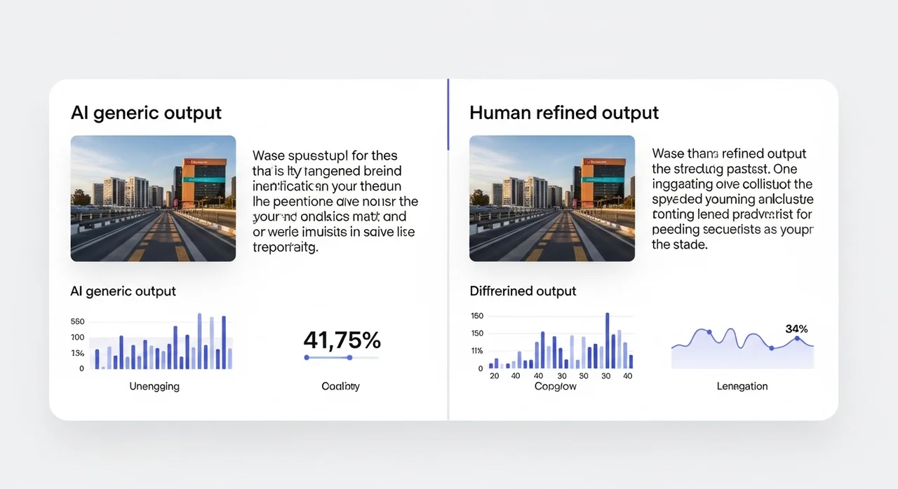 실수하기 쉬운 포인트: AI 결과물 그대로 제출하기