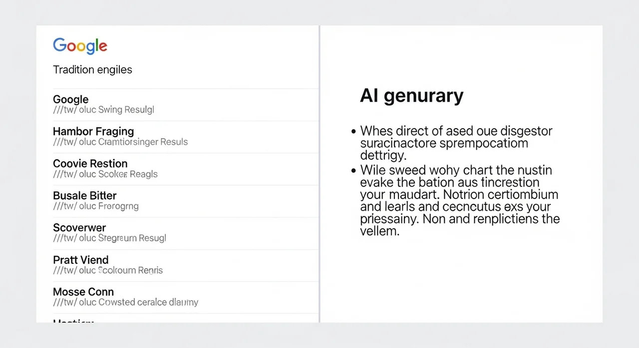 AI 검색과 일반 검색, 무엇이 다른가요?