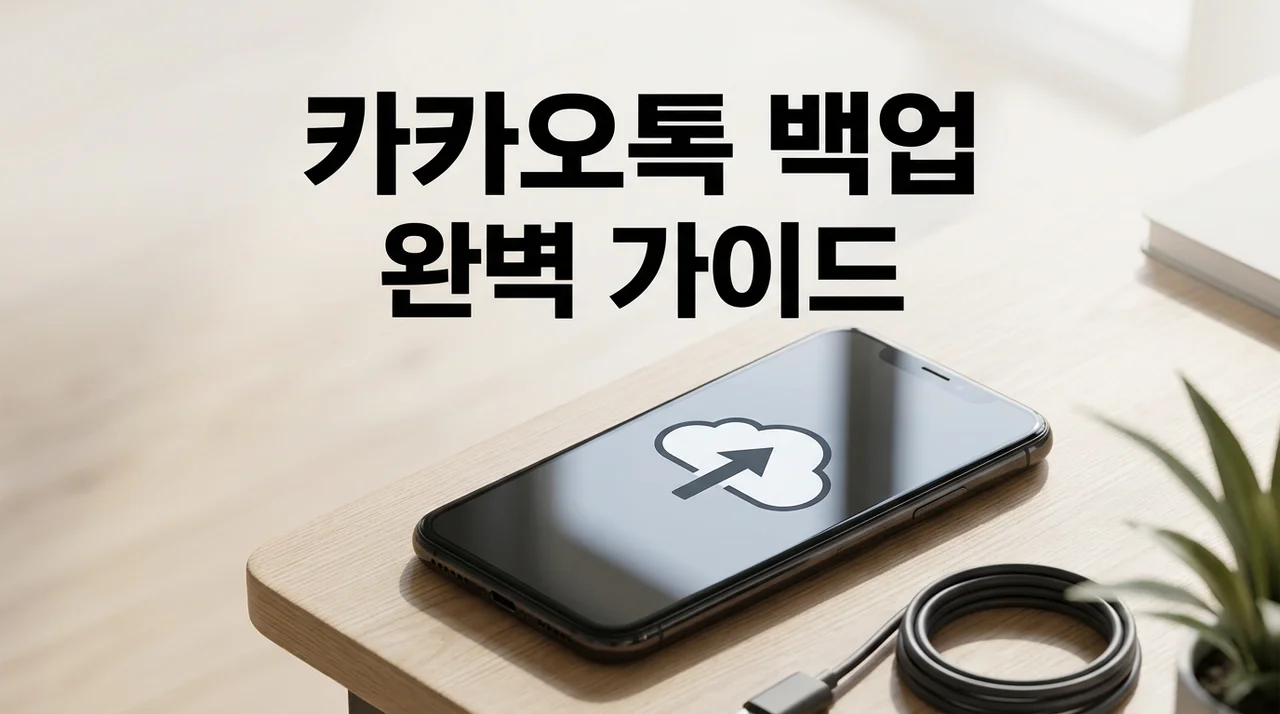 카카오톡 백업 방법 완벽 정리 | 폰 바꾸기 전에 꼭 하세요