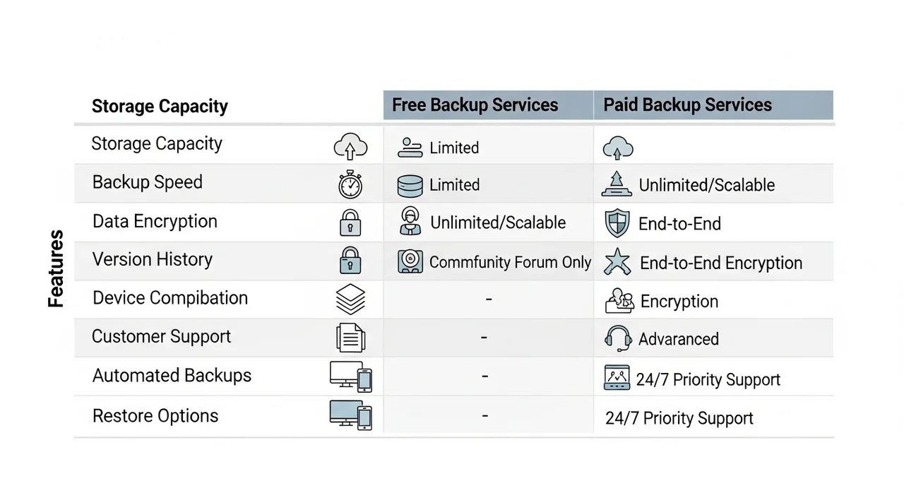 백업 방식 전격 비교: 나에게 맞는 방법은?