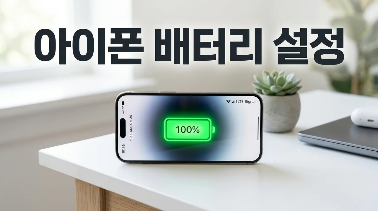 아이폰 배터리 오래 쓰는 설정 7가지 | 수명 늘리는 최적화 가이드