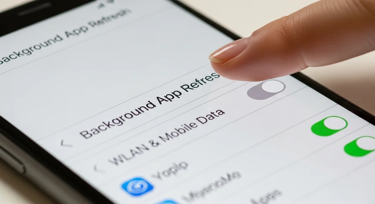 백그라운드 앱 새로고침 최적화 가이드