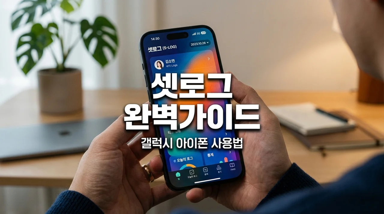 셋로그 뜻과 사용방법 총정리! 갤럭시 설치 및 4명 설정 꿀팁