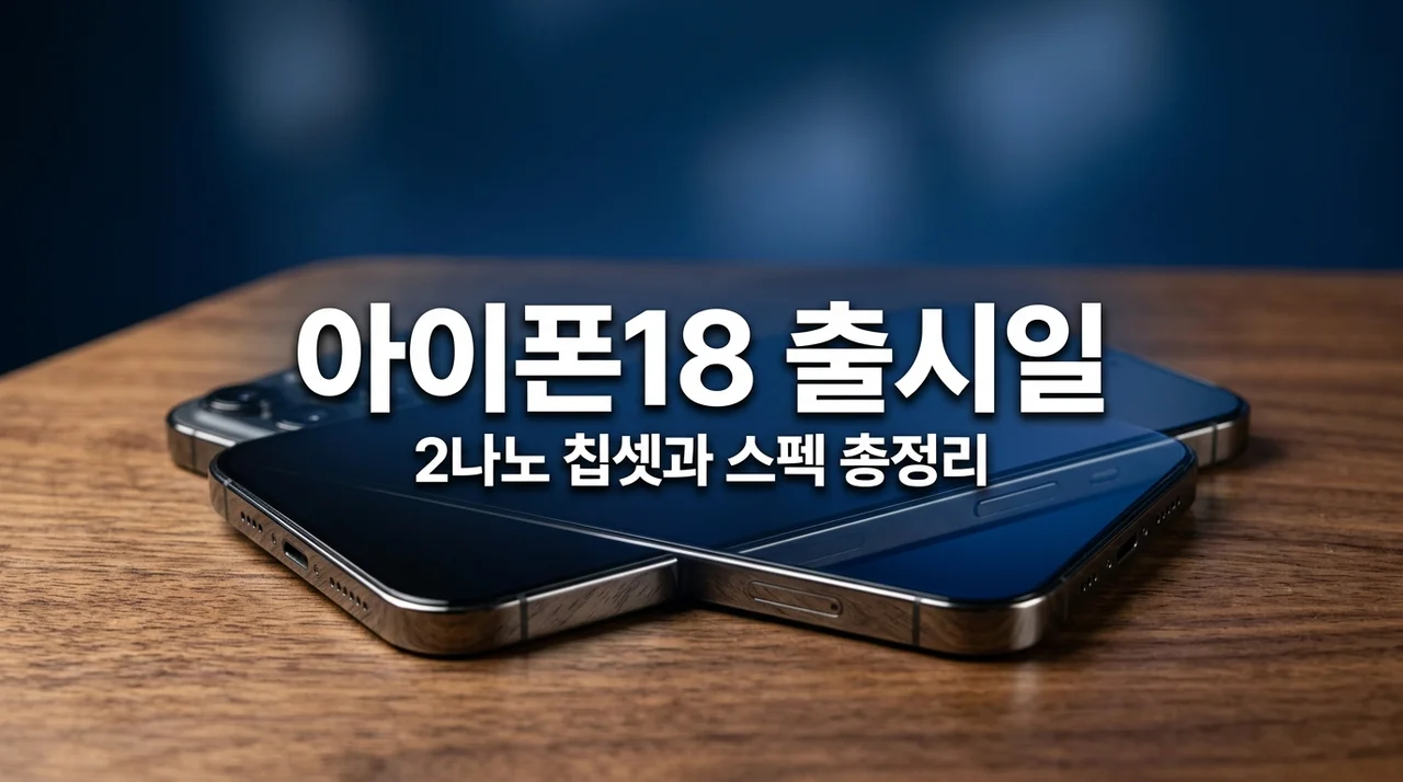 아이폰18 출시일 스펙 루머 총정리: 2나노 칩셋과 새로운 변화