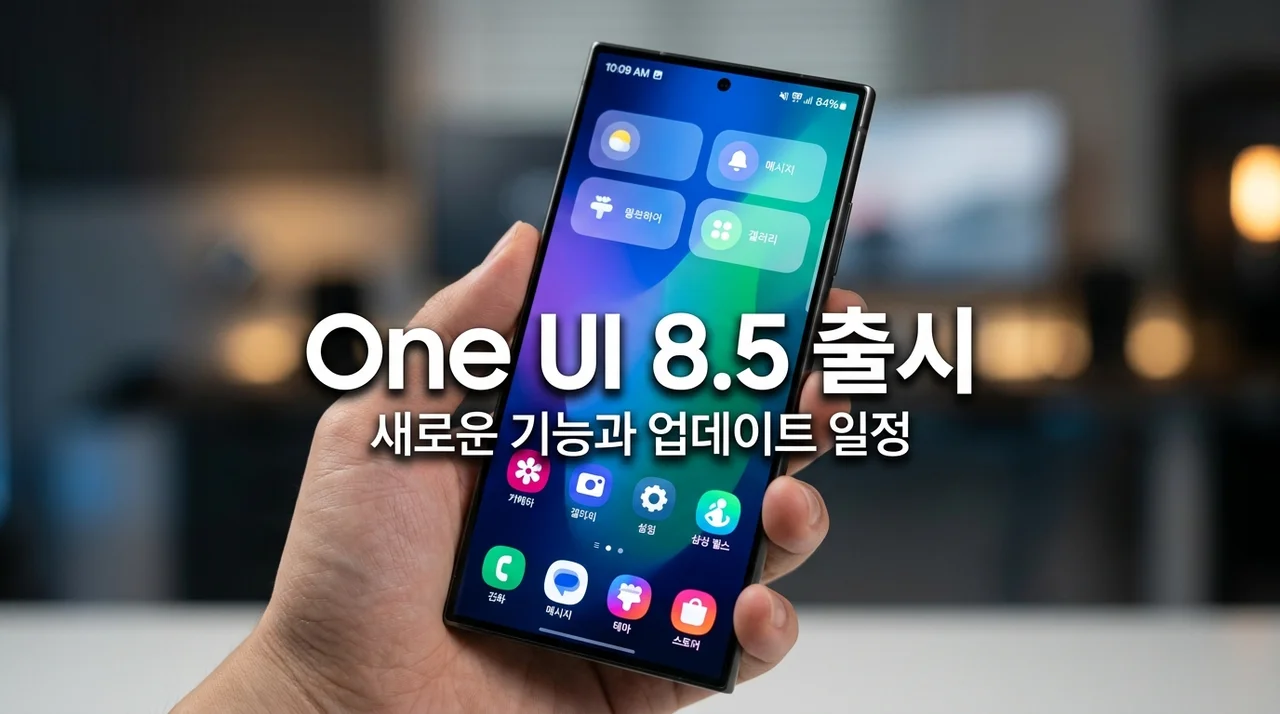 One UI 8.5 업데이트 총정리: 갤럭시 S25 S24 새로운 기능 및 일정