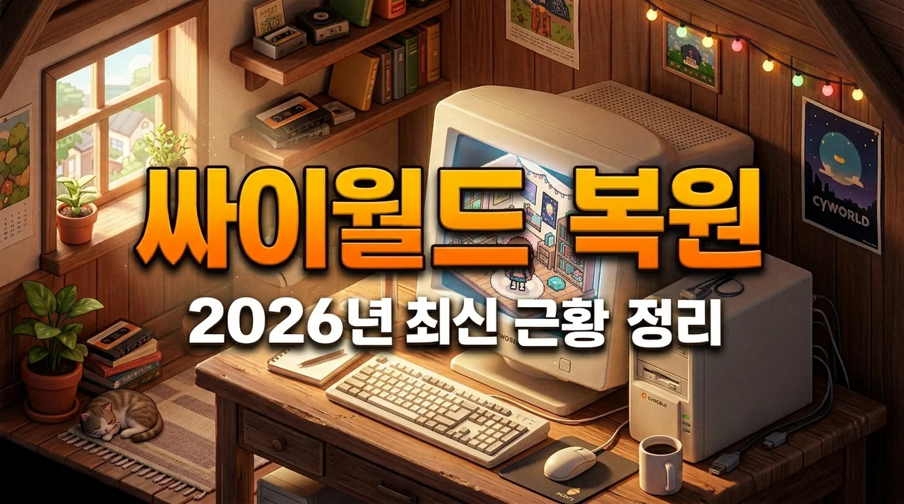 싸이월드 사진첩 복원 근황(2026년 5월) 복구 방법 및 현재 상태 총정리