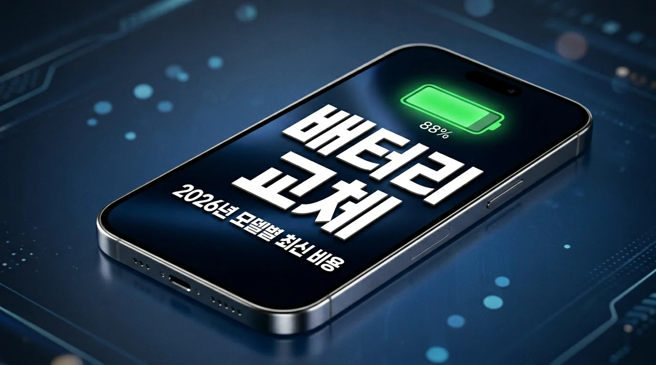 아이폰 배터리 교체 비용 모델별 총정리 (2026년 최신 가격)
