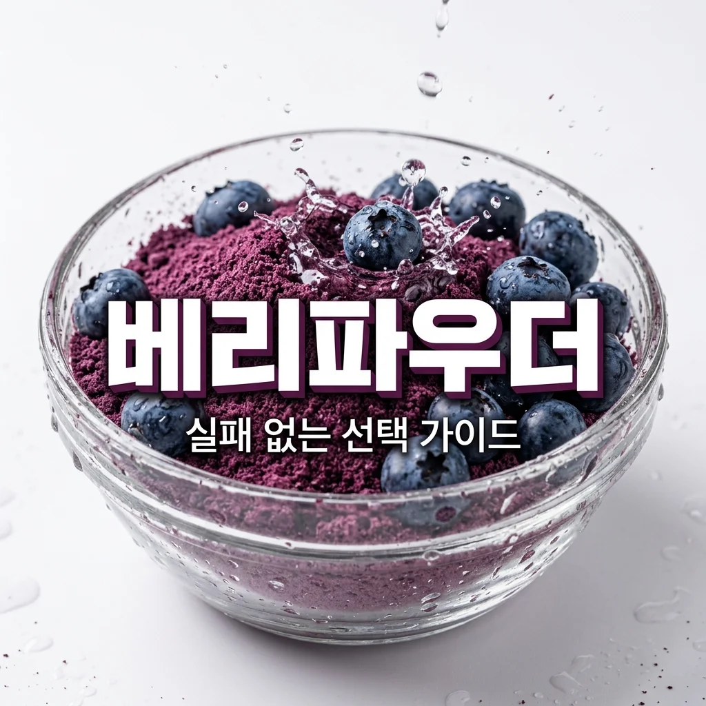 베리파우더 고르기 전 필독! 하스카프베리 분말 효능과 체크리스트 5가지