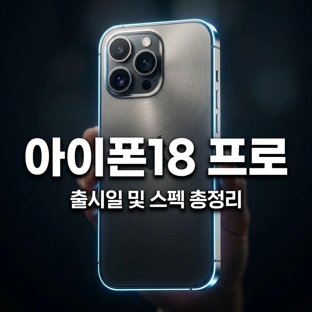 아이폰18프로 출시일 및 디자인 스펙 유출 루머 총정리 (2026)