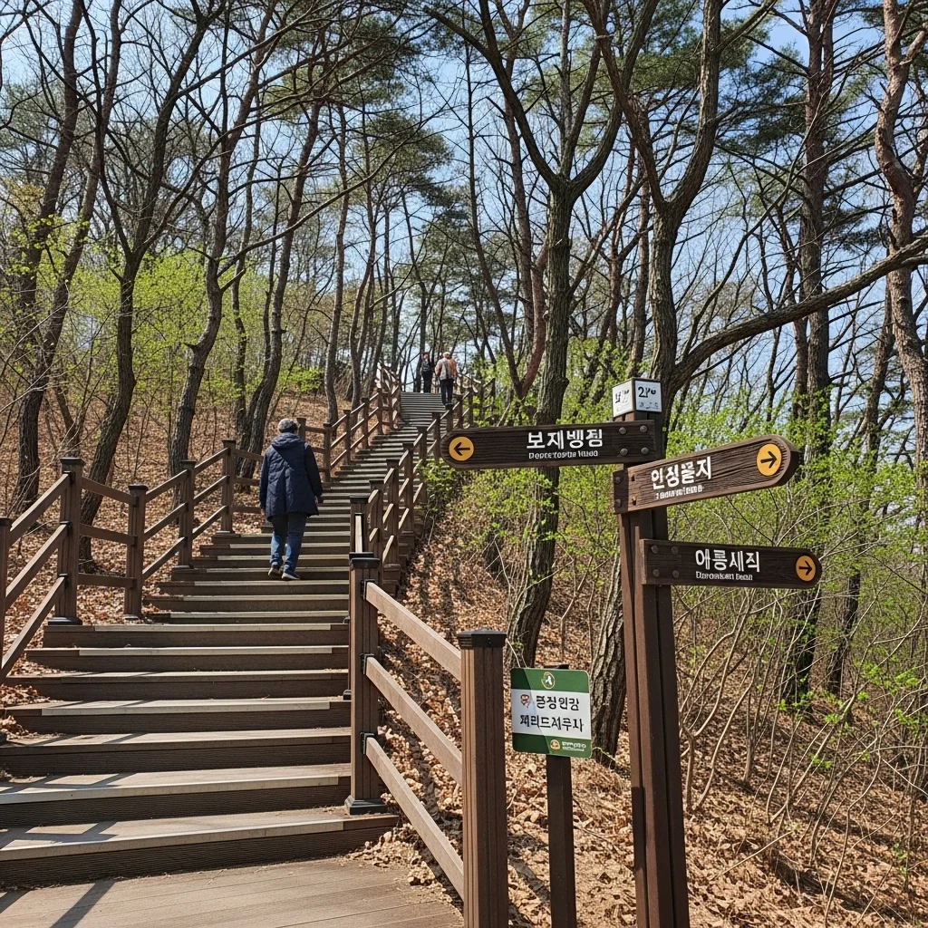 실패 없는 용왕산 산스장 가는 방법 (최단 경로)