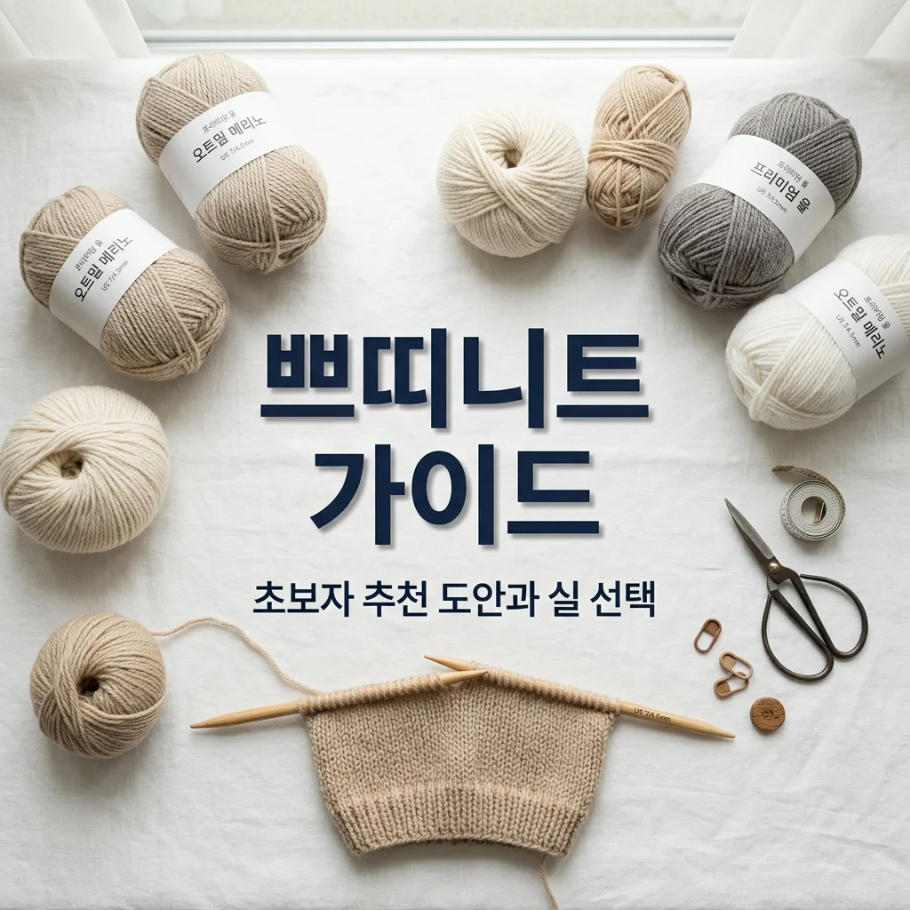 쁘띠니트 도안 추천 및 실 선택 가이드: 초보자도 실패 없는 뜨개 팁