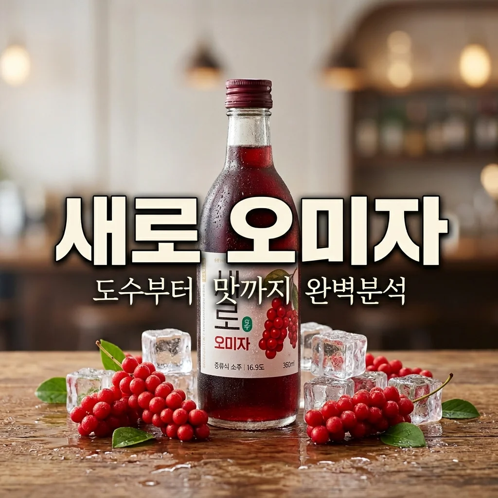 새로 오미자 도수 맛 판매처 총정리! 살구와 다른 매력 포인트 5가지