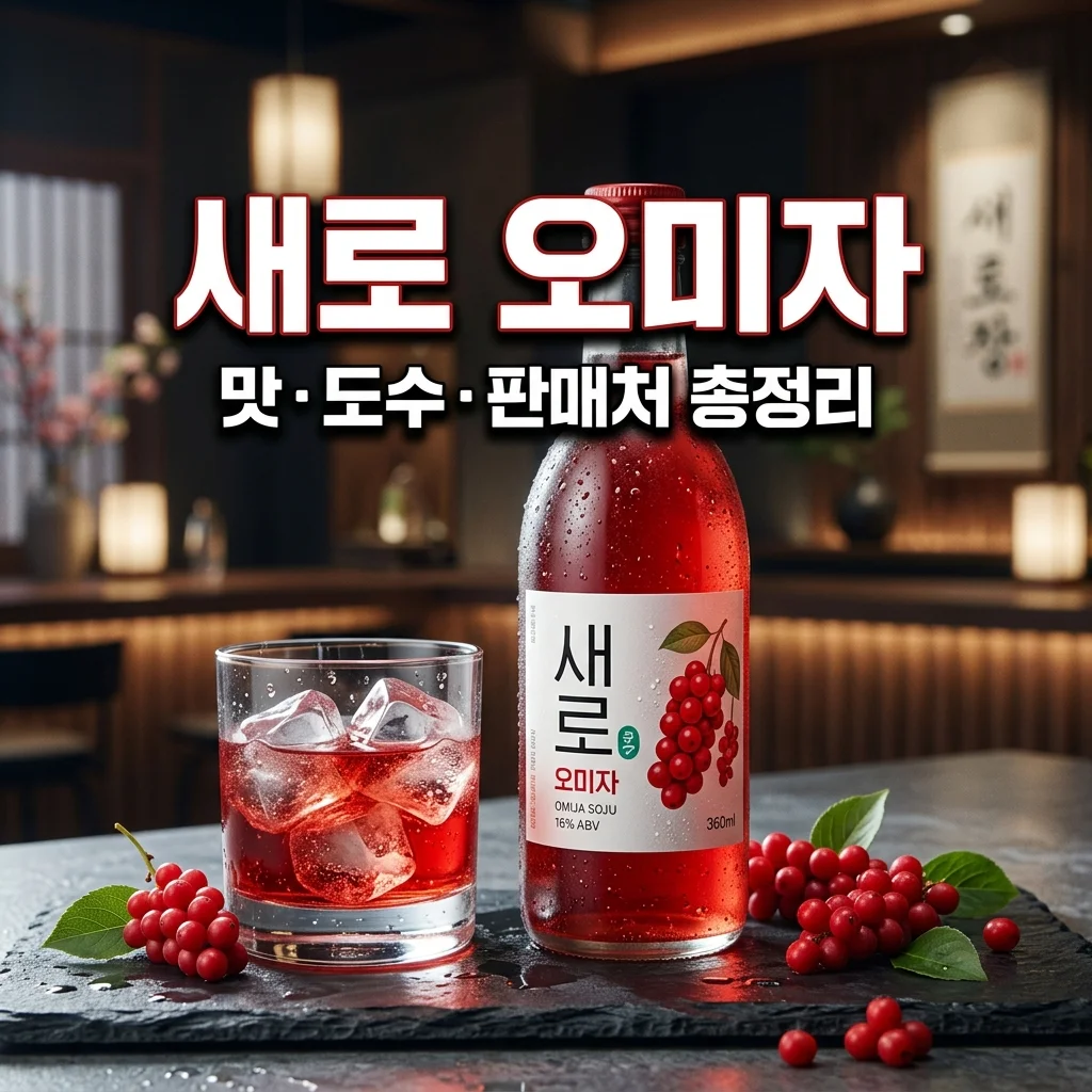 새로 오미자 맛 도수 판매처 완벽 정리: 하이볼 레시피까지
